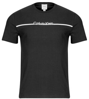 Calvin Klein Jeans T-shirt Korte Mouw Calvin Klein Jeans SPLIT LINE LOGO T-SHIRT" Zwart - XXL, S, M, L, XL