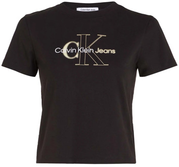 Calvin Klein Jeans T-Shirts Calvin Klein Jeans , Black , Dames - L,M,Xs