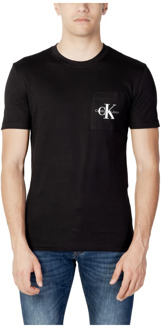 Calvin Klein Jeans T-Shirts Calvin Klein Jeans , Black , Heren - XS