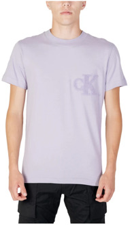 Calvin Klein Jeans T-Shirts Calvin Klein Jeans , Purple , Heren - XL