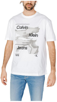 Calvin Klein Jeans T-Shirts Calvin Klein Jeans , White , Heren - L