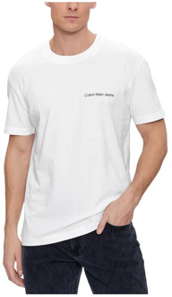 Calvin Klein Jeans T-Shirts Calvin Klein Jeans , White , Heren - Xl,L,M