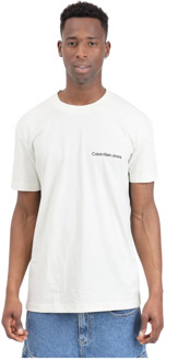 Calvin Klein Jeans T-Shirts Calvin Klein Jeans , White , Heren - Xl,L,S