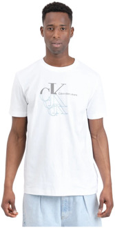 Calvin Klein Jeans T-Shirts Calvin Klein Jeans , White , Heren - Xl,M