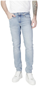 Calvin Klein Jeans Tapered Jeans voor Heren Calvin Klein Jeans , Blue , Heren - W32 L32,W33 L32,W38 L32,W30 L32,W34 L32,W36 L32