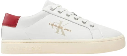 Calvin Klein Jeans Witte Sneakers voor Heren Calvin Klein , White , Heren - 44 Eu,40 EU