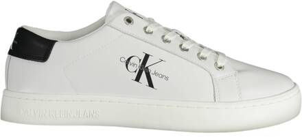 Calvin Klein Jeans Witte Sneakers voor Heren Calvin Klein , White , Heren - 44 Eu,40 EU