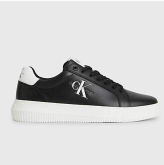 Calvin Klein Jeans Zwarte Chunky Cupsole Sneakers Calvin Klein Jeans , Black , Heren - 40 Eu,41 EU