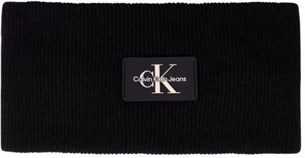 Calvin Klein Jeans Zwarte Dames Hoofdband Pet Calvin Klein Jeans , Black , Dames - ONE Size