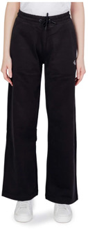 Calvin Klein Jeans Zwarte Katoenen Damesbroek met Veters Calvin Klein Jeans , Black , Dames - M,S