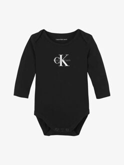 Calvin Klein Jongens baby romper zwart - 68