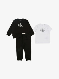 Calvin Klein Jongens driedelig joggingpak zwart - 92