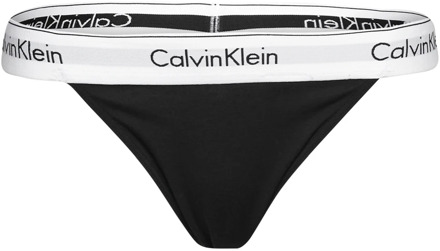 Calvin Klein Katoen Modal String Herfst Winter Collectie Calvin Klein , Black , Dames - L,M,S,Xs