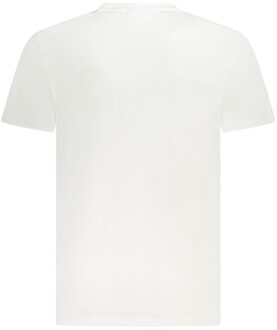 Calvin Klein Katoenen Crewneck T-shirt - maat XL Wit