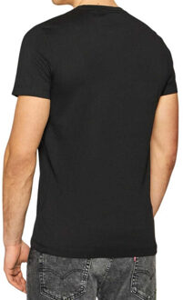 Calvin Klein Katoenen heren-t-shirt Zwart - M