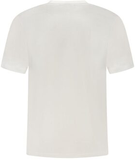 Calvin Klein Klassieke Logo T-shirt Ivoor