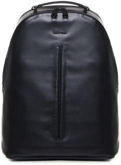 Calvin Klein Klassieke Zwarte Rugzak met Laptopvak Calvin Klein , Black , Unisex - ONE Size