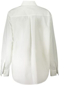 Calvin Klein Knopenhemden met Lange Mouwen Ivoor