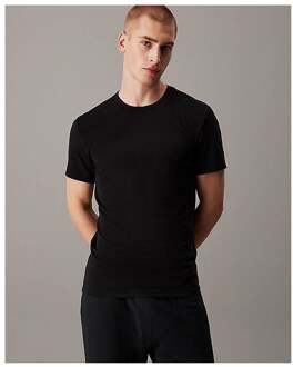 Calvin Klein Korte Mouwen 3-Pack Heren T-Shirts - maat XL Zwart/Donkergrijs
