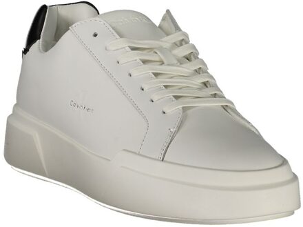Calvin Klein Lage Vetersneakers Wit - EU 40