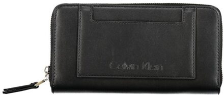 Calvin Klein Lange Ritsportemonnee K50k504512 Stijl Zwart - One Size