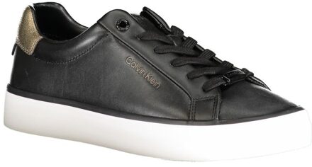 Calvin Klein Leona Sneakers Casual Stijl Zwartgoud - EU 36