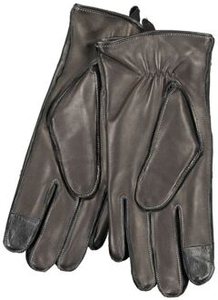 Calvin Klein Leren Handschoenen Grijs - L