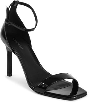 Calvin Klein Leren Minimalistische Sandalen Zwart