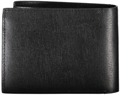 Calvin Klein Leren Portemonnee Zwart - One Size