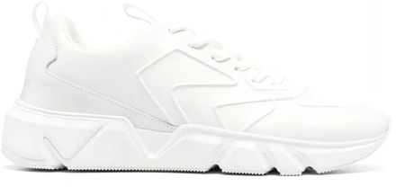 Calvin Klein Leren Sneakers voor Heren Calvin Klein , White , Heren - 43 Eu,45 Eu,44 EU