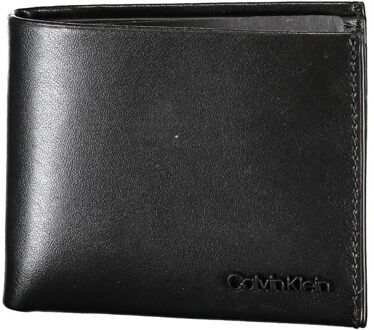 Calvin Klein Leren Wallet Bifold - maat Zwart