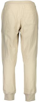 Calvin Klein Logo Jogger Casual Broek Ivoor