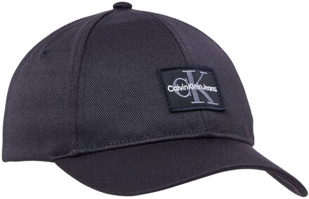 Calvin Klein Logo Patch Cap Collectie: Herfst/Winter Calvin Klein , Black , Heren - ONE Size