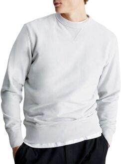 Calvin Klein Logo Patch Sweatshirt Calvin Klein , Gray , Heren - 2Xl,L