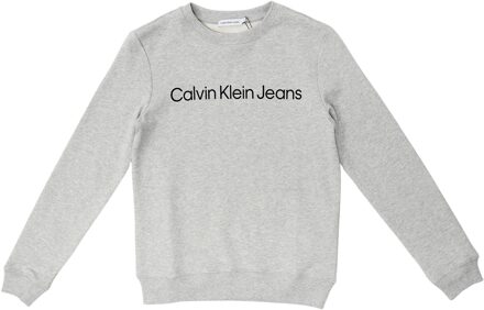 Calvin Klein Logo sweater Grijs - 140