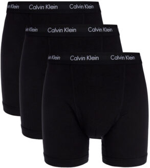 Calvin Klein long fit 3-pack- zwart