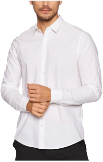 Calvin Klein Long Sleeve Tops Calvin Klein , White , Heren - 2Xl,Xs