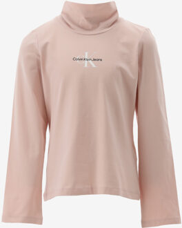 Calvin Klein Longsleeve MONOLOGO LS ROLL NEC rose - 140/10J;152/12J;164/14J;176/16J