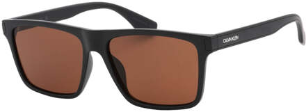 Calvin Klein mat marineblauwe zonnebril - maat