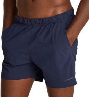 Calvin Klein Medium Drawstring Swim Short CK Tech Zwart,Blauw - Medium,Large,X-Large,XX-Large