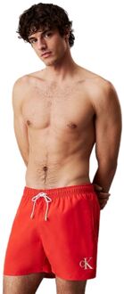 Calvin Klein Medium Drawstring Zwemshort Heren 3XL Rood