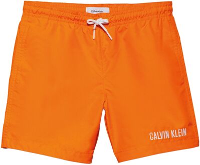 Calvin Klein Medium Drawstring Zwemshort Jongens oranje - 152-164
