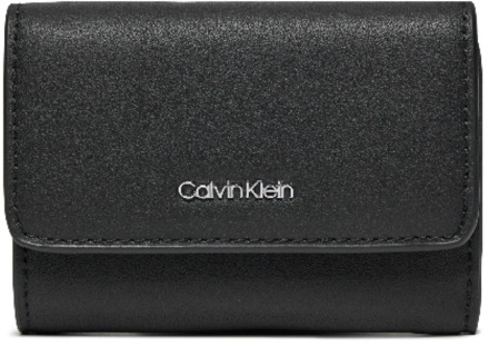 Calvin Klein Mini PU Leren Portemonnee - Zwart Calvin Klein , Black , Dames - ONE Size