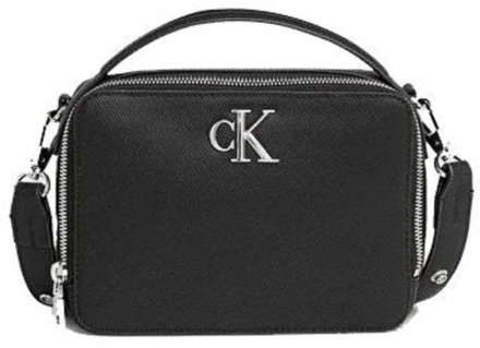 Calvin Klein Minimal Monogram Camera Dames Tas Calvin Klein , Black , Dames - ONE Size