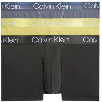 Calvin Klein Minimalistische Structuur Boxershorts 3-Pack Calvin Klein , Multicolor , Heren - L,M