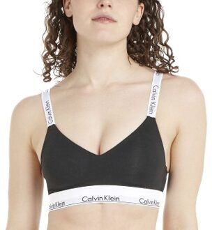 Calvin Klein Modern Cotton Light Lined Bralette Zwart,Grijs,Groen - Small,Medium,Large,X-Large