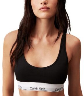 Calvin Klein Modern Cotton Lightly Lined Bralette Zwart,Grijs - Medium,Large,X-Large
