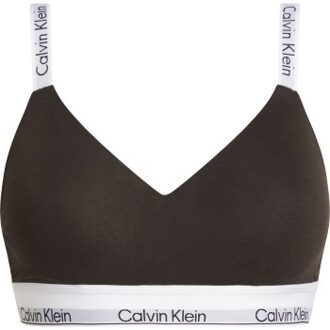 Calvin Klein Modern Cotton Naturals Light Bralette Bruin,Zwart - Small,Medium,Large,X-Large