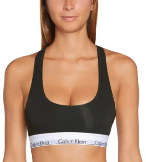 Calvin Klein Modern Cotton Top - Zwart - Maat M