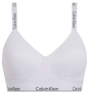 Calvin Klein Modern Lace Lightly Lined Bralette Zwart,Lila - Medium,Large,X-Large